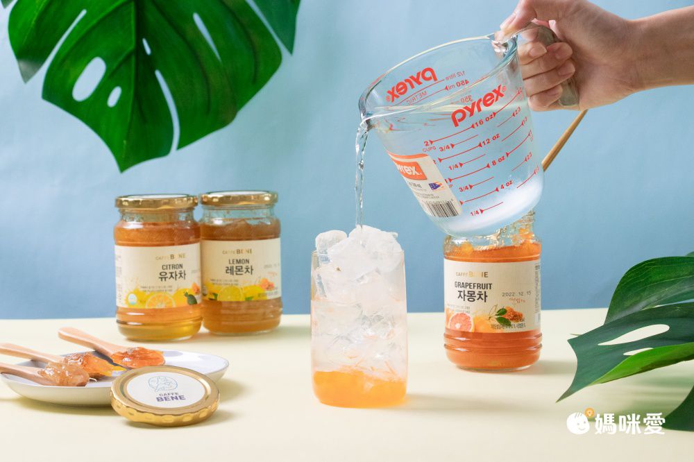 韓國Caffebene咖啡伴 - 【重量組】MANO美式香醇中深培黑咖啡(100入/盒)+蜂蜜柚子茶(1kg/罐)