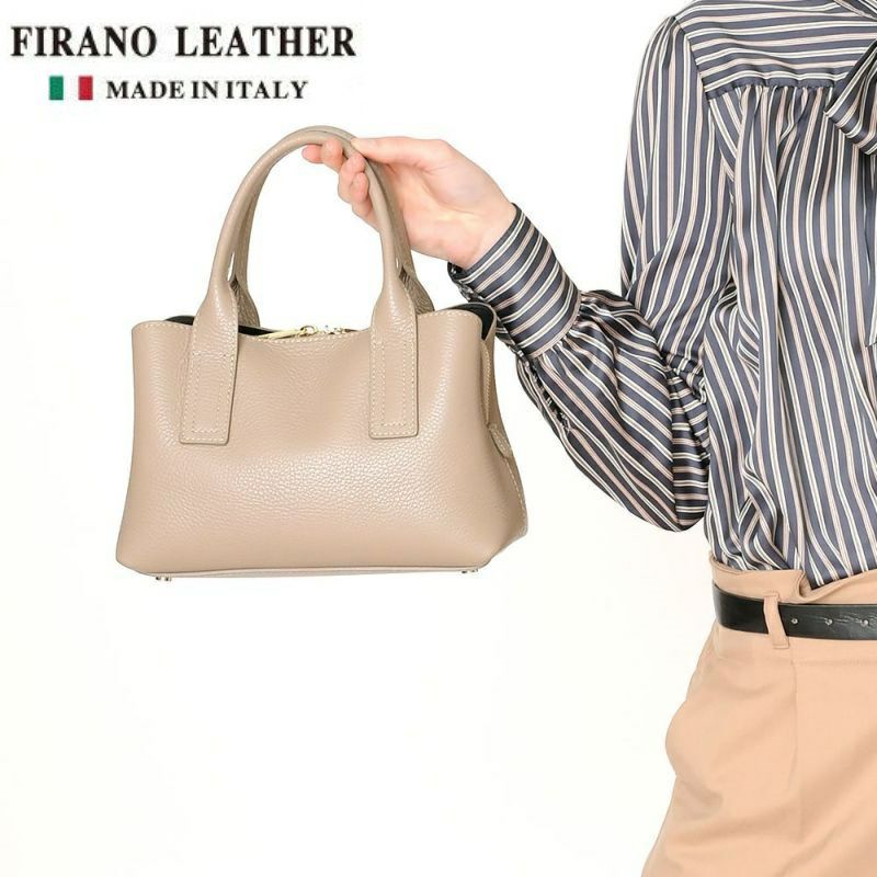 日本 FIRANO - STORY雜誌掲載 x 義大利製小牛皮系列 鱷魚紋側背兩用迷你手提包-GY