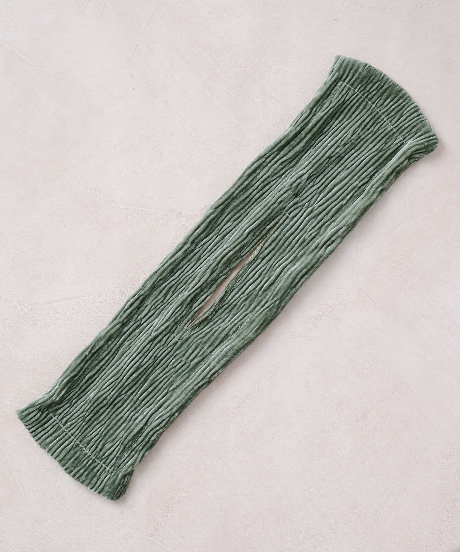 日本 Lattice - [日網熱銷] 簡單優雅紐結髮圈-光澤燈芯絨-米杏