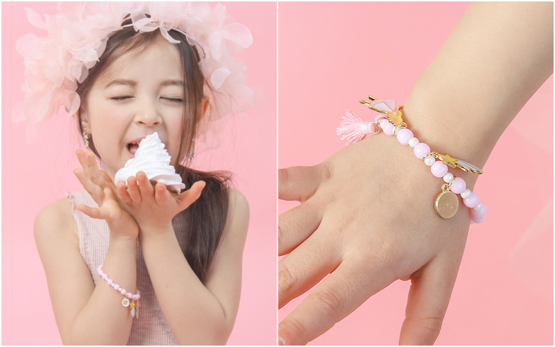 韓國 Babyblee - 童話耳夾-愛麗絲-藍