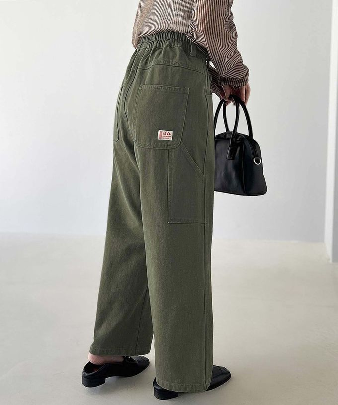 日本 Classical Elf - 超顯瘦厚磅百搭直筒褲-復古刷色