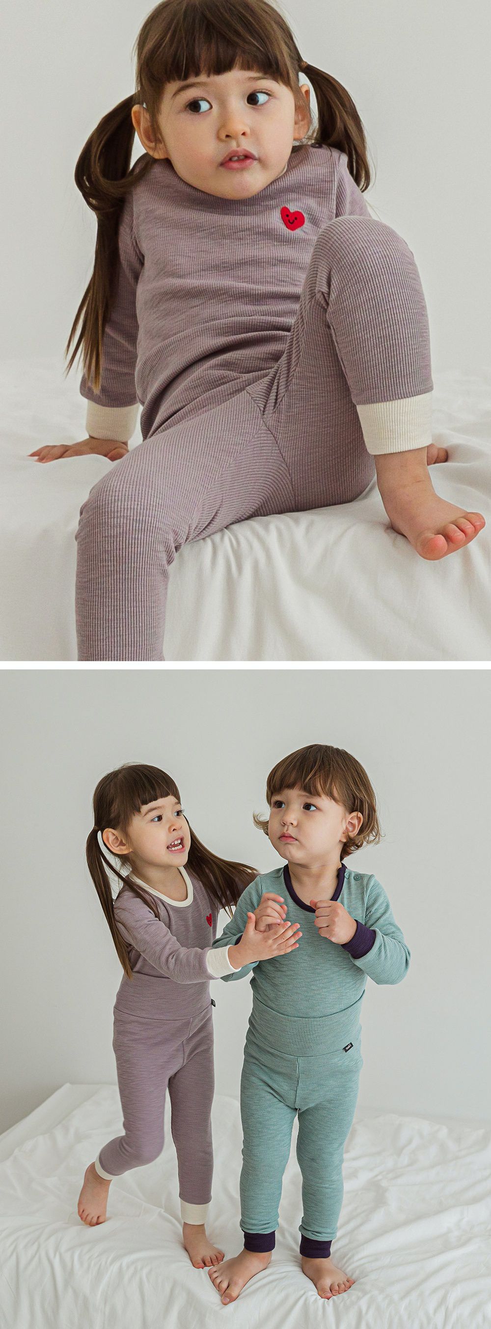 韓國 Cordi-i - 針織腹卷睡衣-薄荷綠