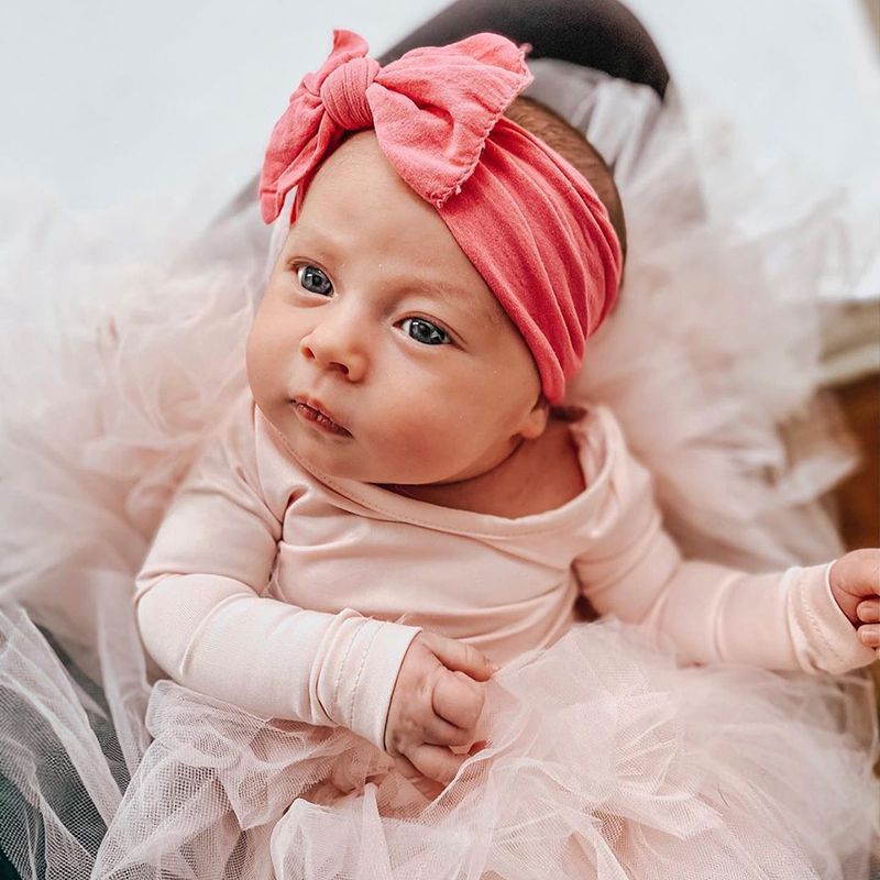 美國baby bling - 純手工極優雅細緻輕柔微彈性/毫無束縛感蝴蝶結髮帶/髮飾禮盒組-甜美公主