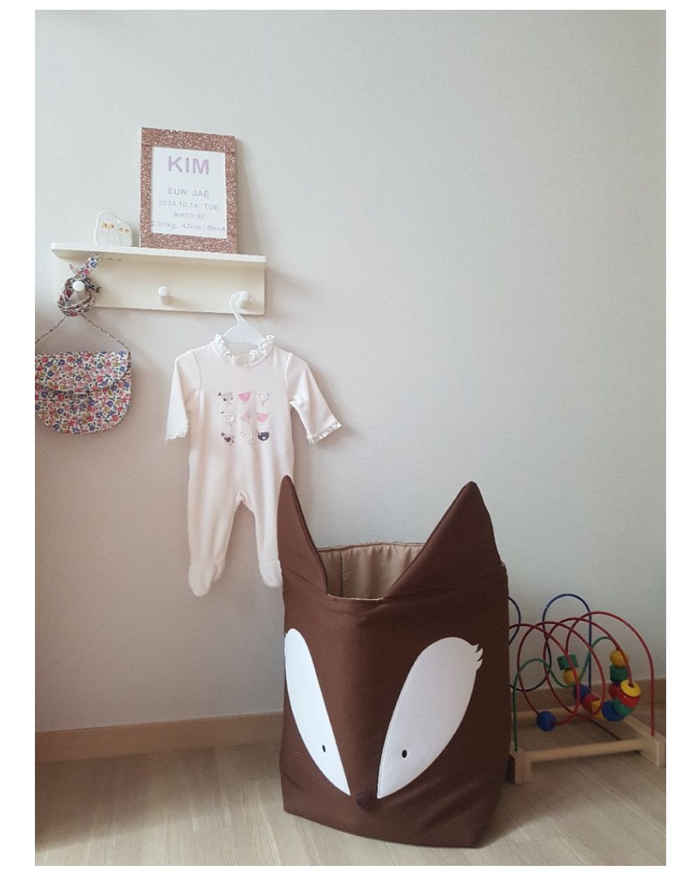 韓國 Hello HiZoo - 手工製動物造型多功能收納籃-貓頭鷹