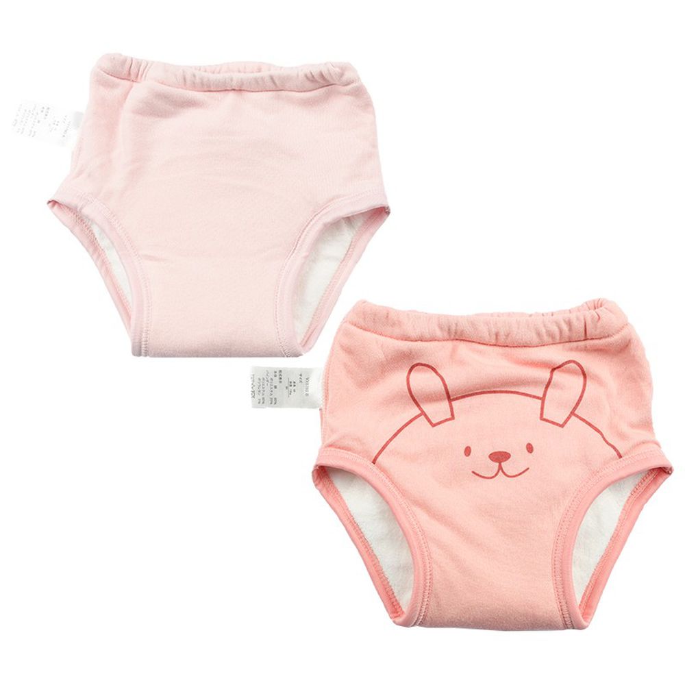 akachan honpo - 6層學習褲 2件組-粉紅色