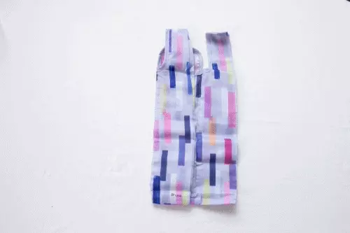 日本 3carat - 超輕量可捲收隨身購物袋/環保袋-簡約草寫文章-白 (43x25cm)