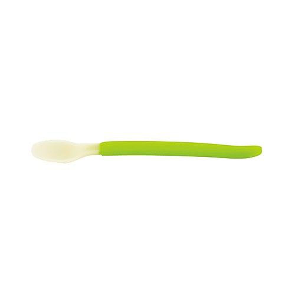 日本 Combi - 優質軟匙餵食匙-綠色