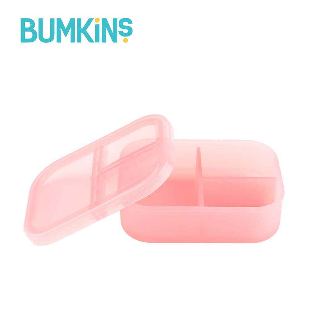 美國 Bumkins - 矽膠分格便當盒 果凍系列-果凍粉