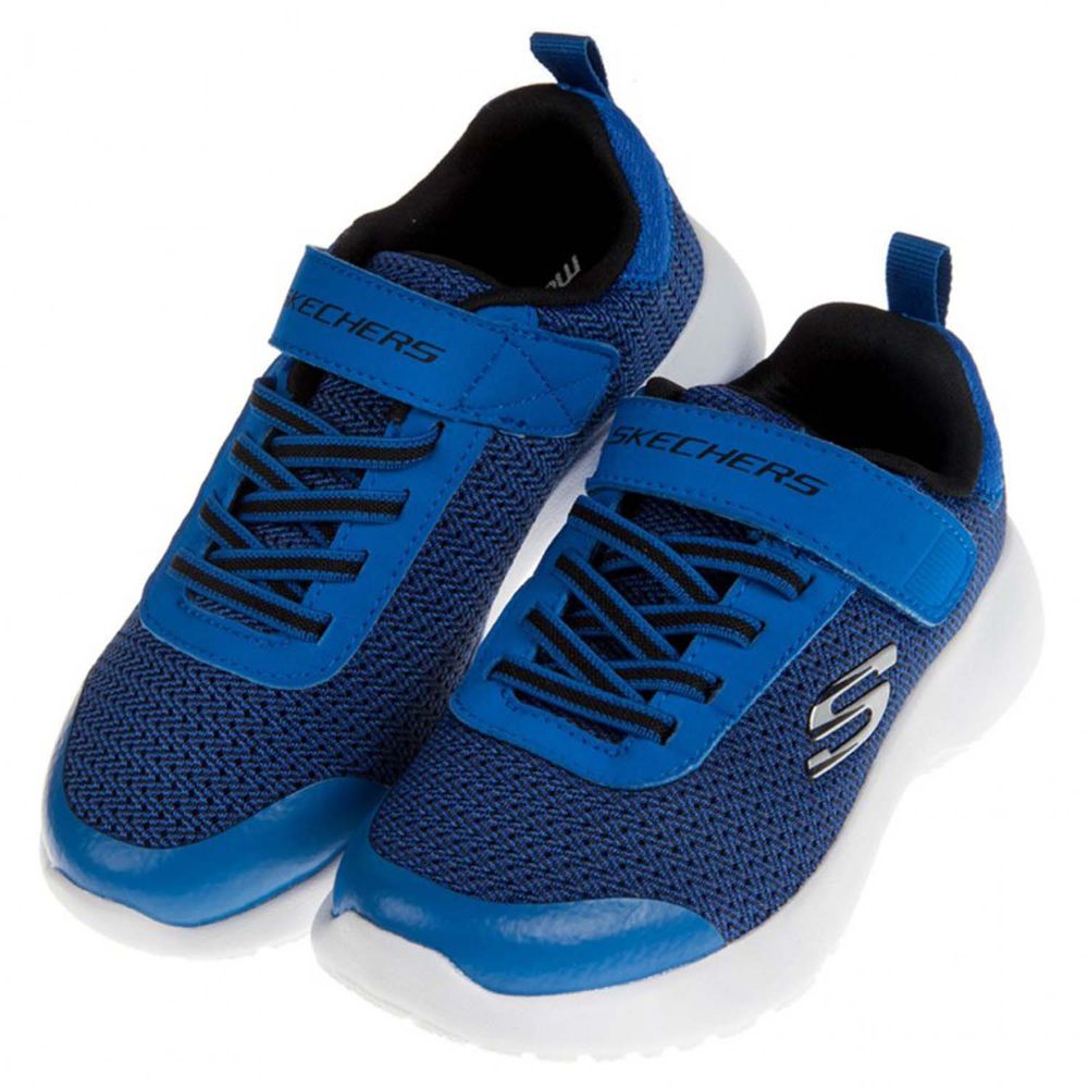 SKECHERS - DYNAMIGHT_個性藍色兒童機能運動鞋
