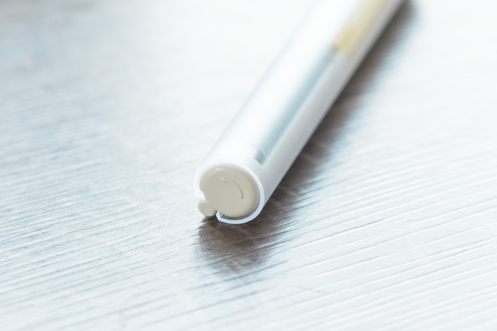 日本文具 Kanmido - LITTRO 便攜筆式口紅便利貼-文青線條-灰