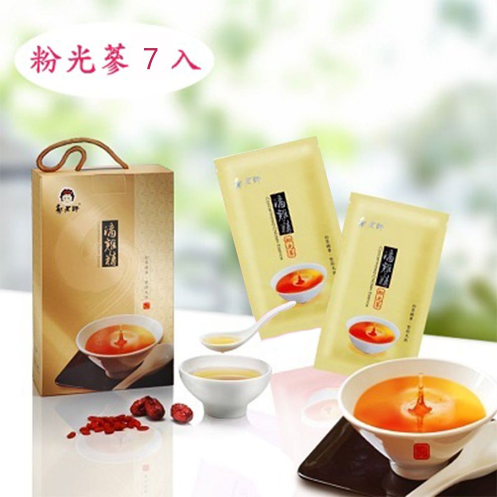 郭老師養生料理 - (冷凍)粉光蔘滴雞精(小盒/7入)-80cc/包