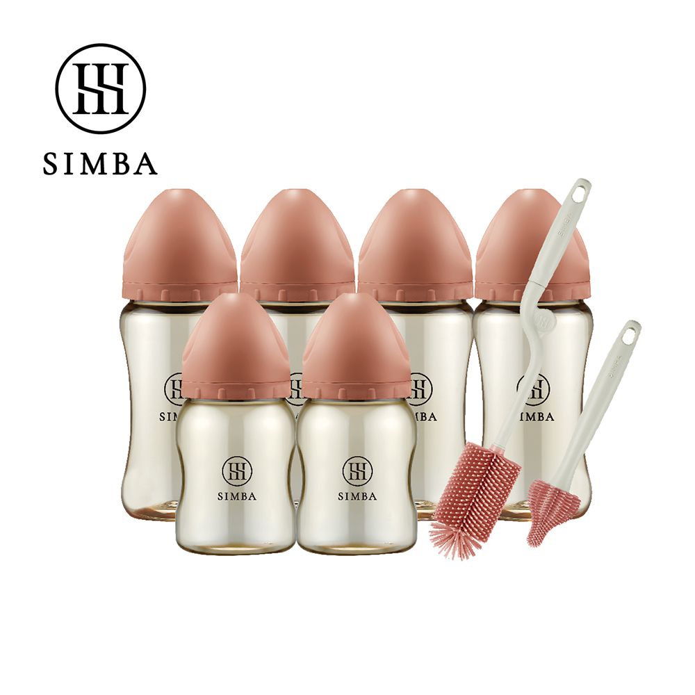 省力洗瓶！蘊蜜鉑金PPSU寬口奶瓶極淨組-小流量新生適用-覓粉