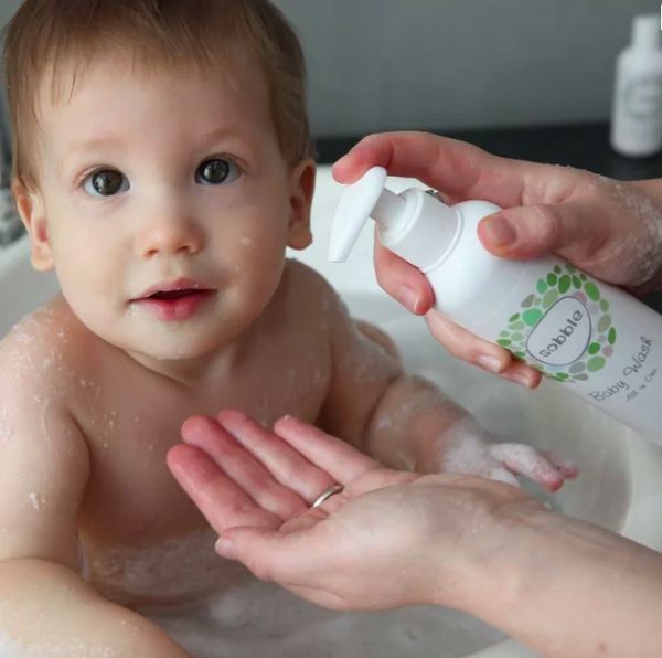 韓國 Sobble 棉花糖嬰幼兒澡盆，知名部落客、產後中心推薦！
