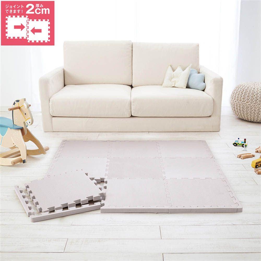 防音巧拼地墊-淺棕色 (30×30cm)