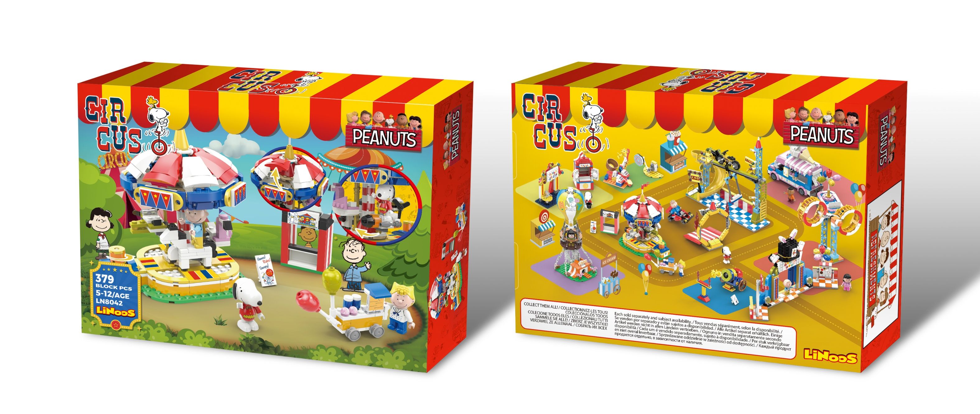 Linoos - 史努比馬戲團系列-夢幻木馬