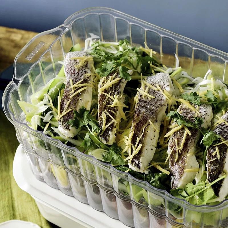 日本 BRUNO - 多功能電烤盤專用配件 雙層料理蒸隔