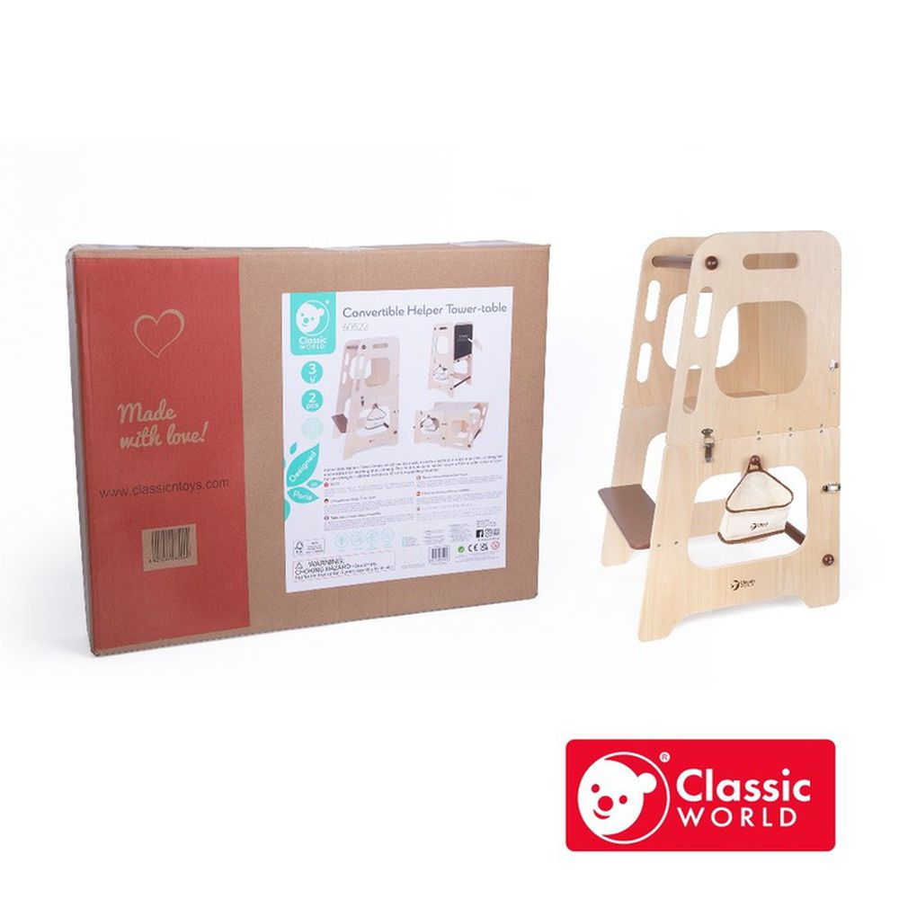 巧變多功能學習桌椅塔《60522》