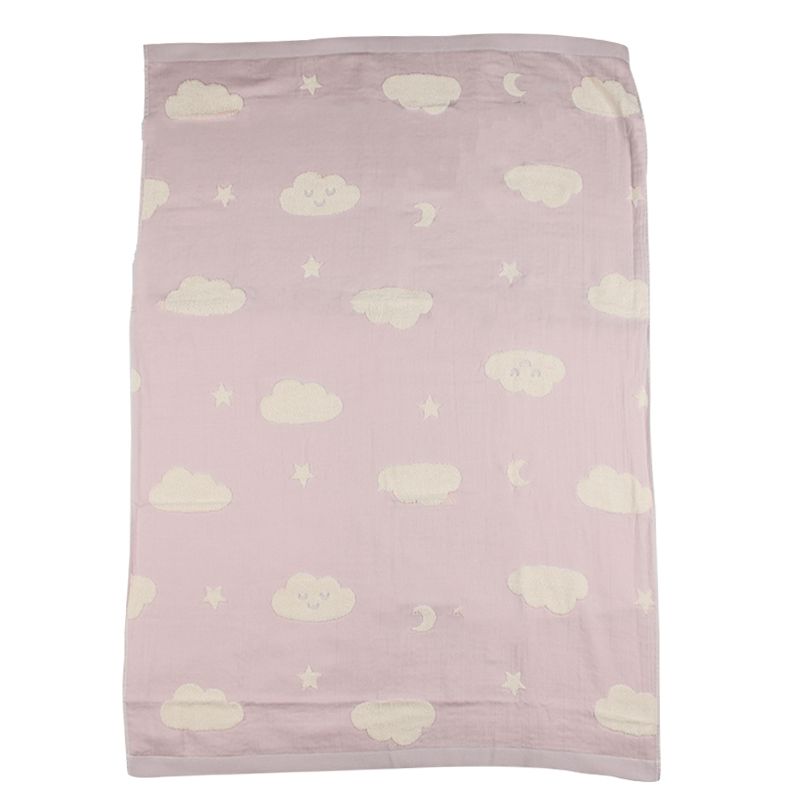 akachan honpo - 有機棉紗被-灰色 (85×115cm)