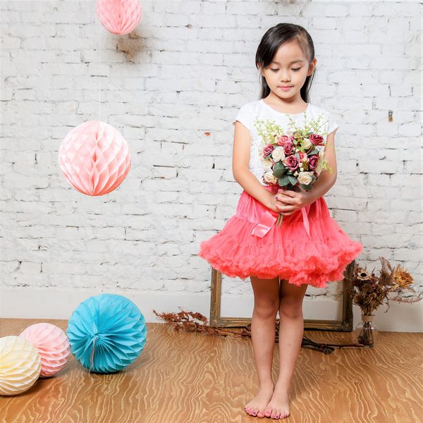 日安朵朵 - 女嬰童雪紡蓬蓬裙-薔薇公主