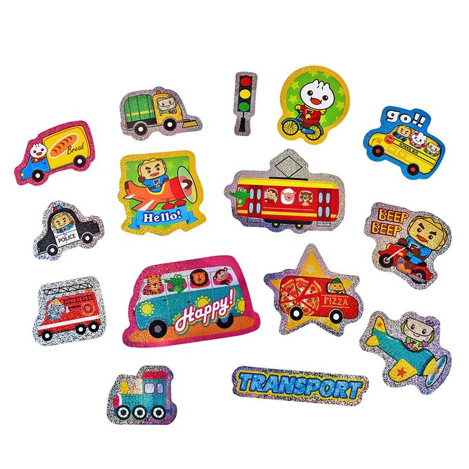 風車圖書 - 交通工具貼紙包:60張貼紙-FOOD超人