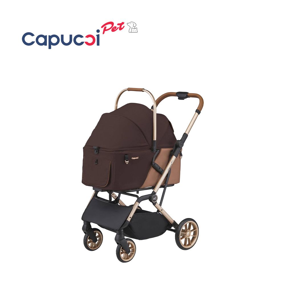 卡普奇 美國 旅⾏者 XL Primo加大版寵物⾞-特別款-摩卡可麗露