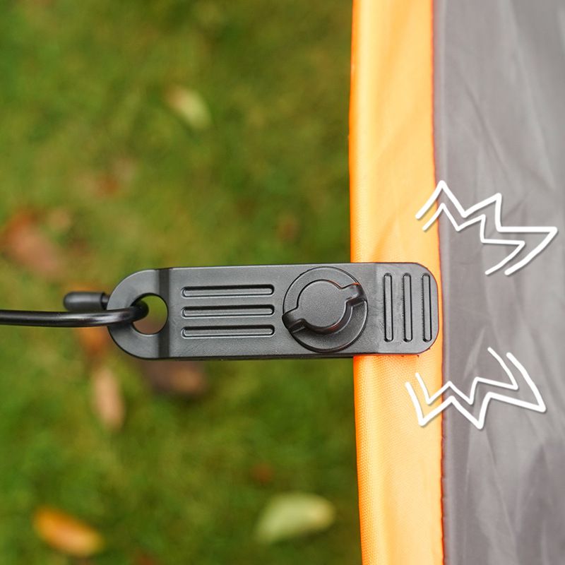 CLS - 遮陽棚防風固定鯊魚夾2入組-黑色 (8.5x2.6x2.8cm)