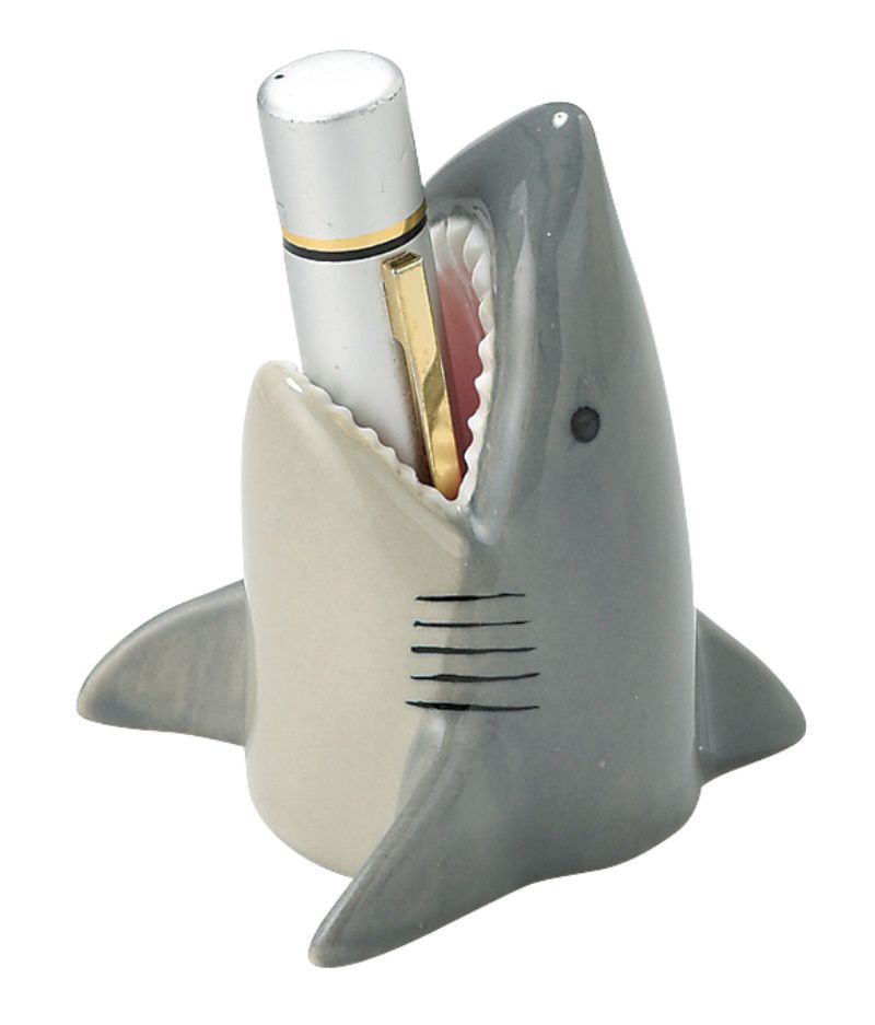 日本 Seto Craft - 海生動物造型牙刷架/筆架-花園鰻魚