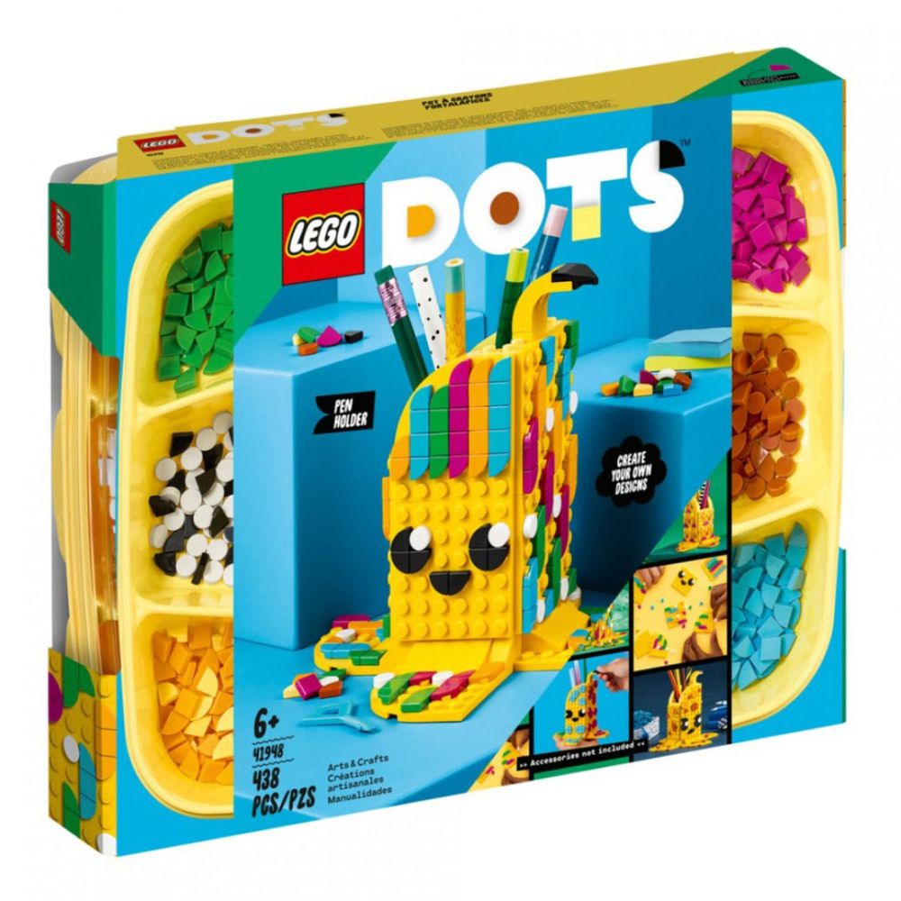 樂高積木 LEGO《 LT41948 》DOTS 系列 - 水果豆豆筆筒-可愛香蕉-438pcs