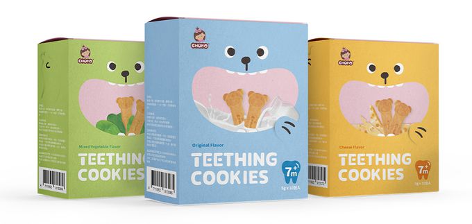 俏菓 Choko Bites - 磨牙餅(7m+) (原味)-50g-10入/盒