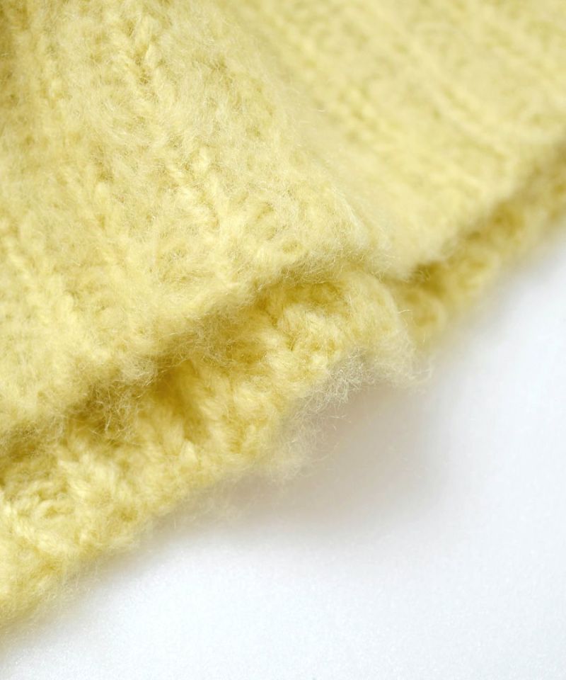 日本 zootie - 柔軟刷毛氣球袖針織外套-黑