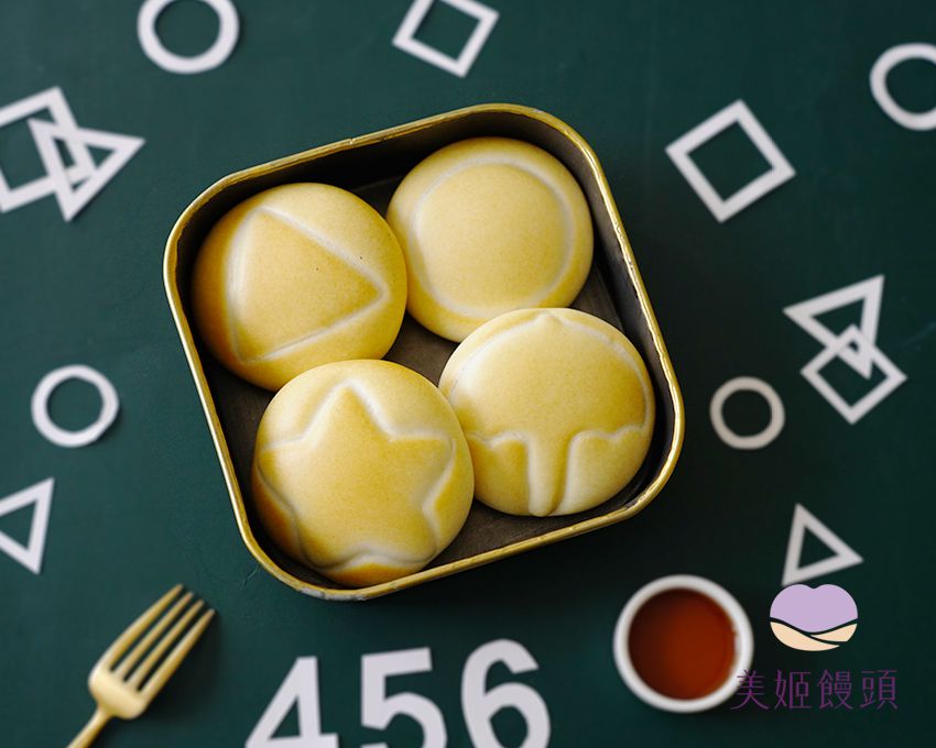 美姬饅頭 - 椪糖鮮乳造型饅頭-6入-35g/顆