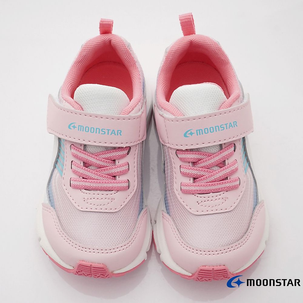 Moonstar日本月星 - 穩定機能運動款(中小童)-運動鞋-粉
