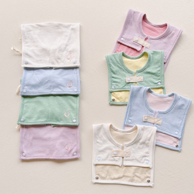 YOUrs - 好棉兩用圍兜巾4件組 (F碼33X20CM)