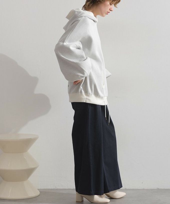 日本 Lupilien - Sunday休閒寬大版型針織帽T-灰