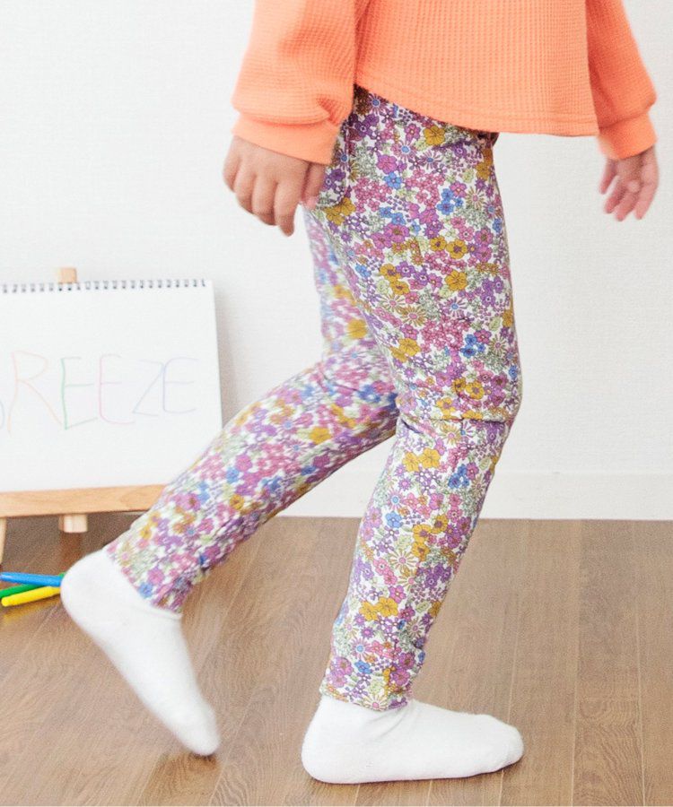 日本 BREEZE - 休閒百搭鬆緊長褲(9分丈)-小車車-淺灰