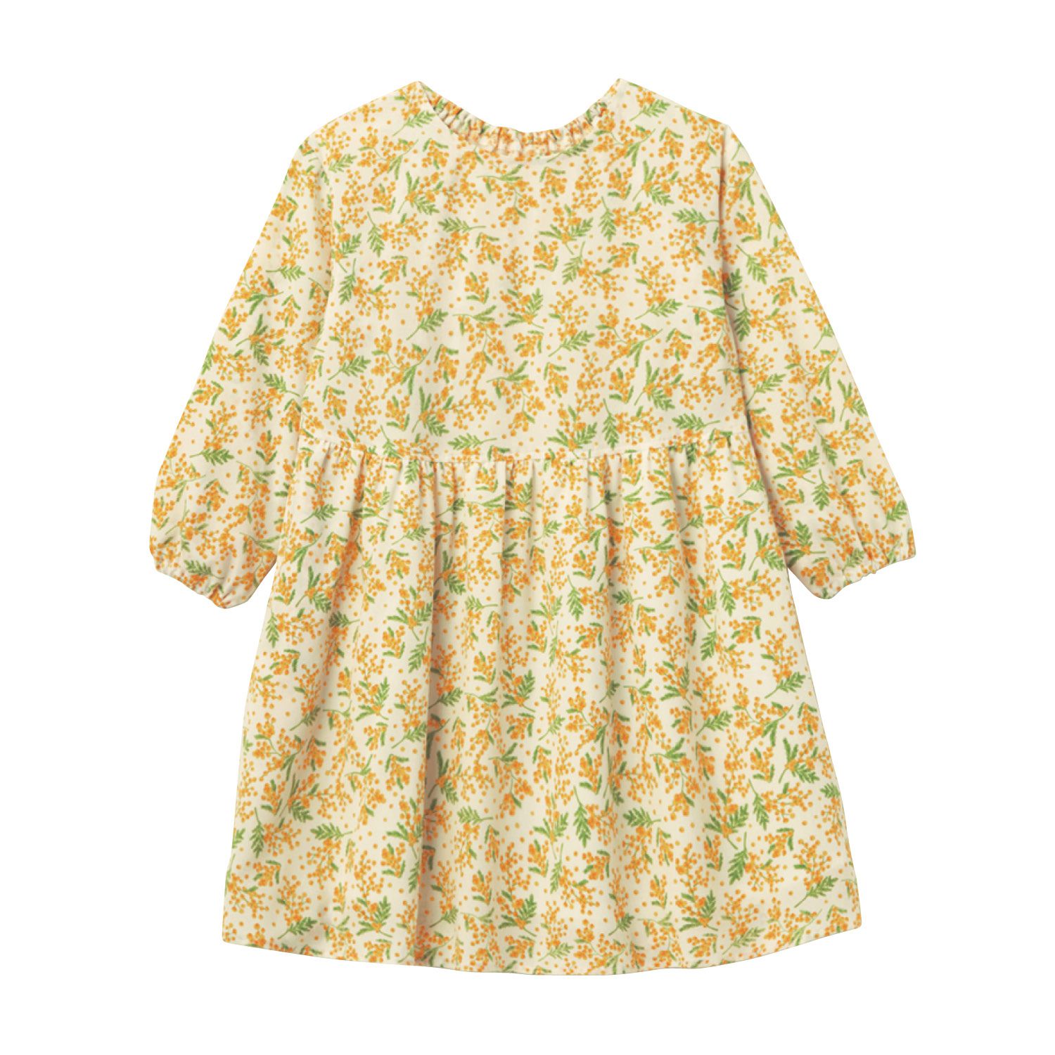 日本千趣會 - 春意盎然小碎花洋裝-黃