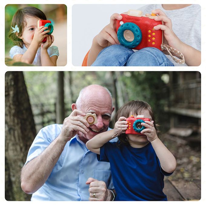 泰國 Plantoys - 原木認知玩具-我的相機