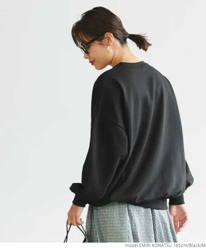 日本 COCA - 舒適內磨毛萬能大學T-素色-淺灰