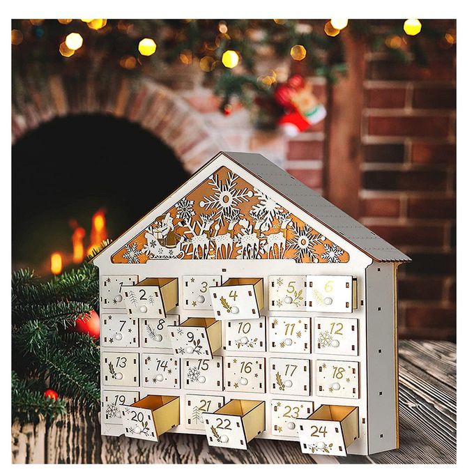 降臨曆-白色聖誕屋
