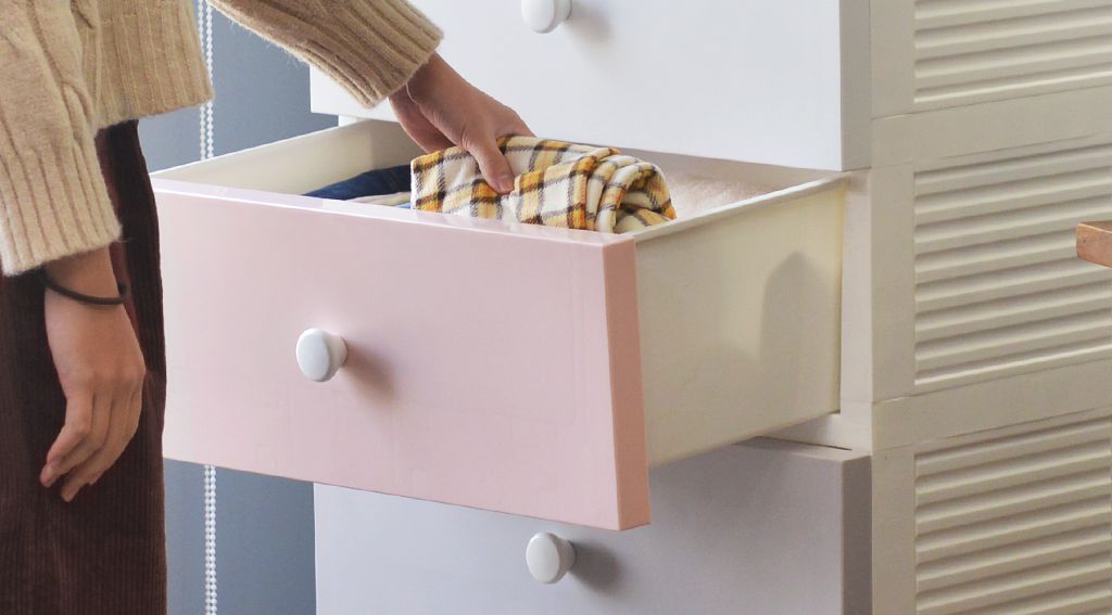 家窩 - 悠雅五層高腳抽屜收納櫃-DIY-混色款