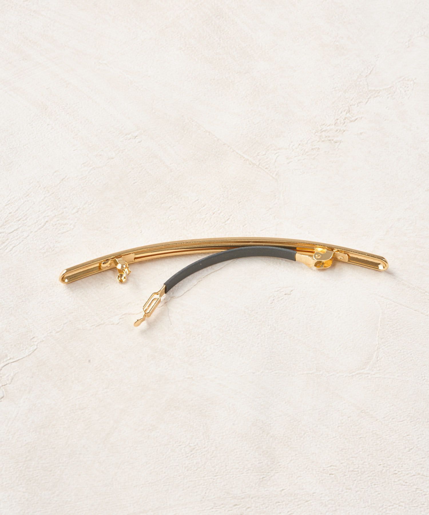 日本 Lattice - 法式簡約金屬一字夾-金