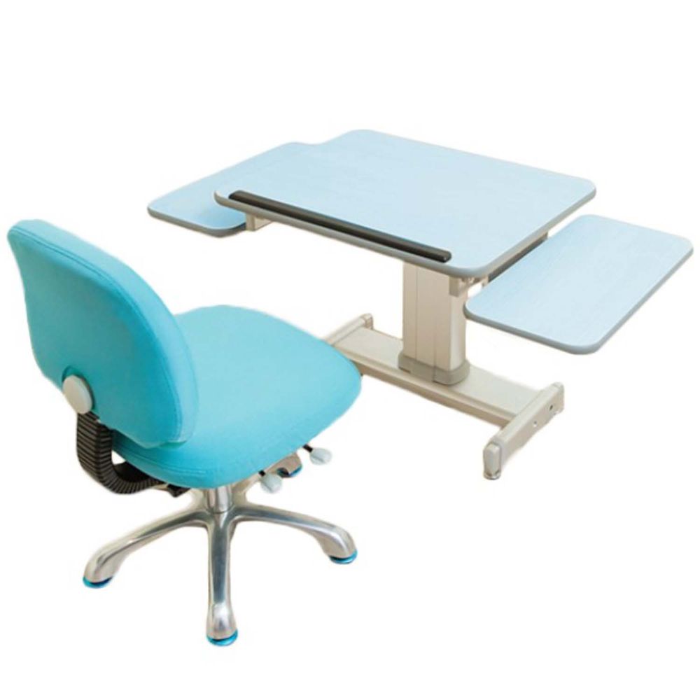 MyTolek 童樂可 - 60精巧版樂適桌+雙側板+挺立椅-湯瑪士藍