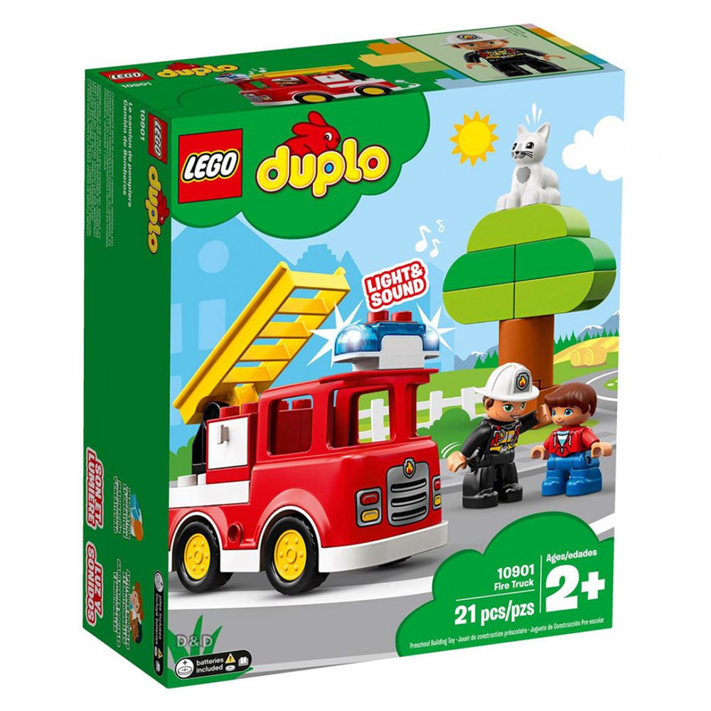 樂高 LEGO - 樂高 Duplo 得寶幼兒系列 - 消防車 10901-21pcs
