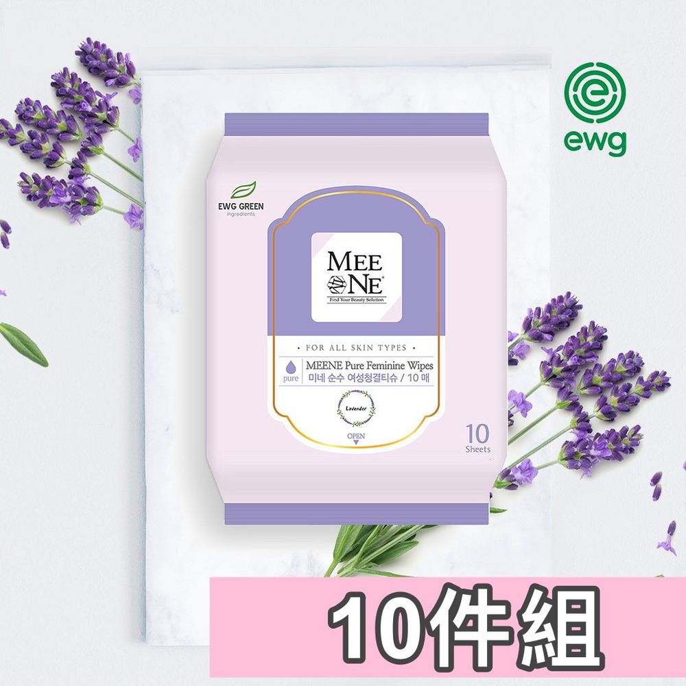 MEENE 衛生護理可沖式濕紙巾10抽/10件組