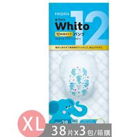 王子 Nepia - Whito超薄長效 褲型-褲型 (XL號[12~17kg])-38片x3包/箱