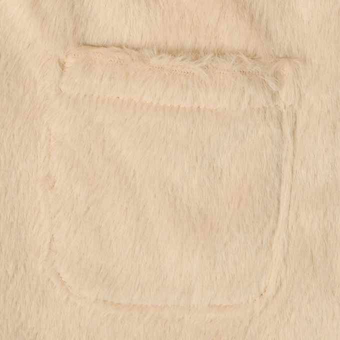 akachan honpo - 雙面背心-淺卡其色