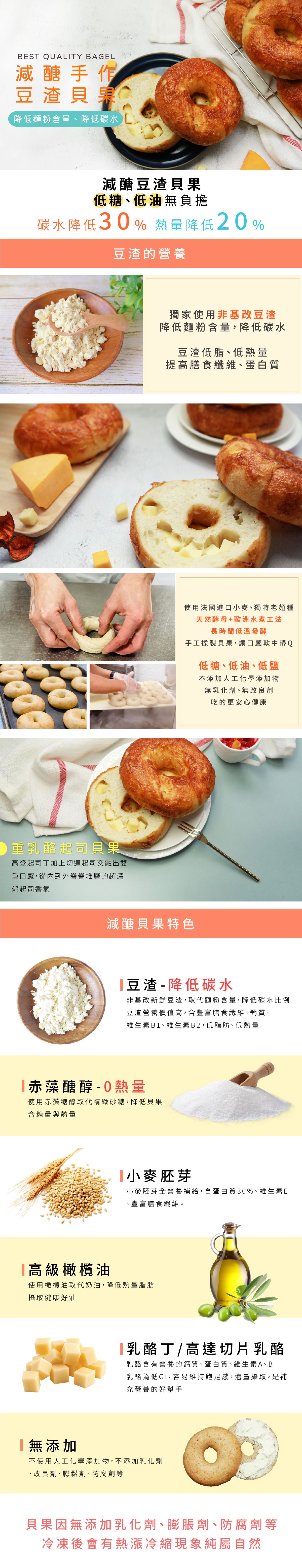 原味時代 - 【含運】低碳減醣海陸餐-高麗菜蝦仁-16入/盒+千張月亮蝦餅2片+綜合超值舒肥雞6入+重乳酪起司貝果5入