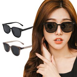 ALEGANT - 都會時尚TR90方框寶麗來偏光墨鏡│UV400太陽眼鏡