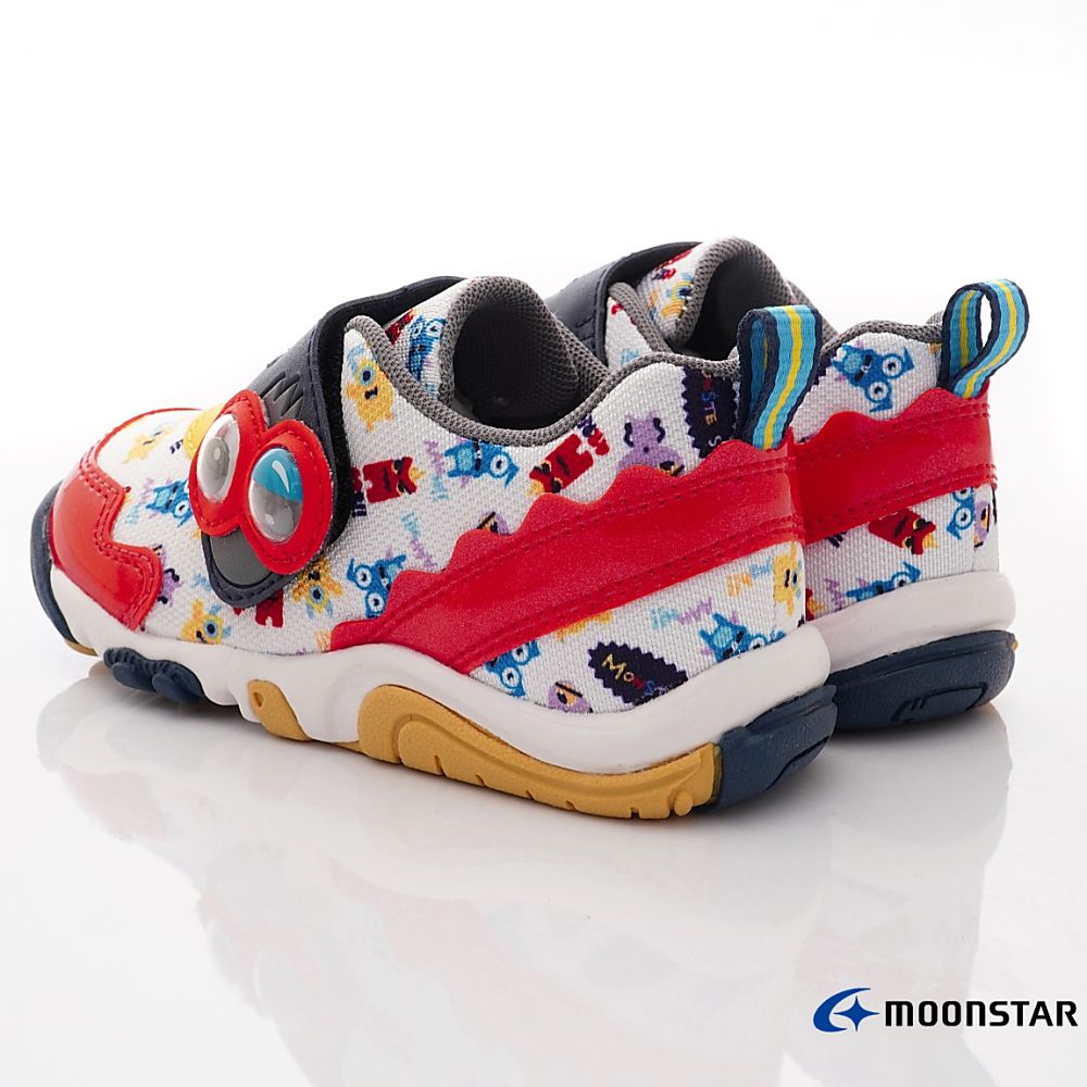 Moonstar日本月星 - 速乾公園機能運動鞋(中小童款)-白紅