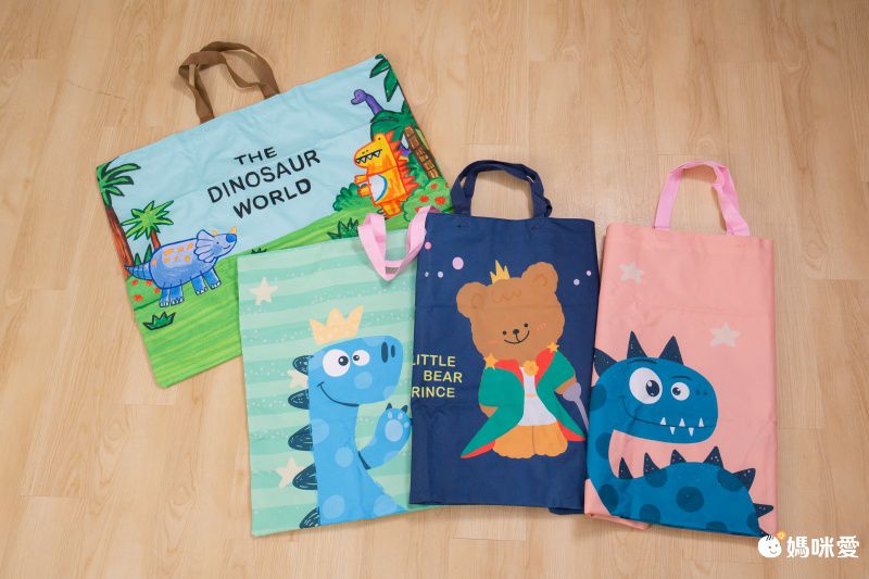 兒童睡袋收納袋-可愛兔子-薄荷綠